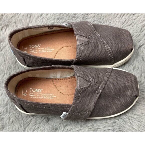 Toms 2.0 alpargata slip on shoes in ash canvas - Picture 3 of 5